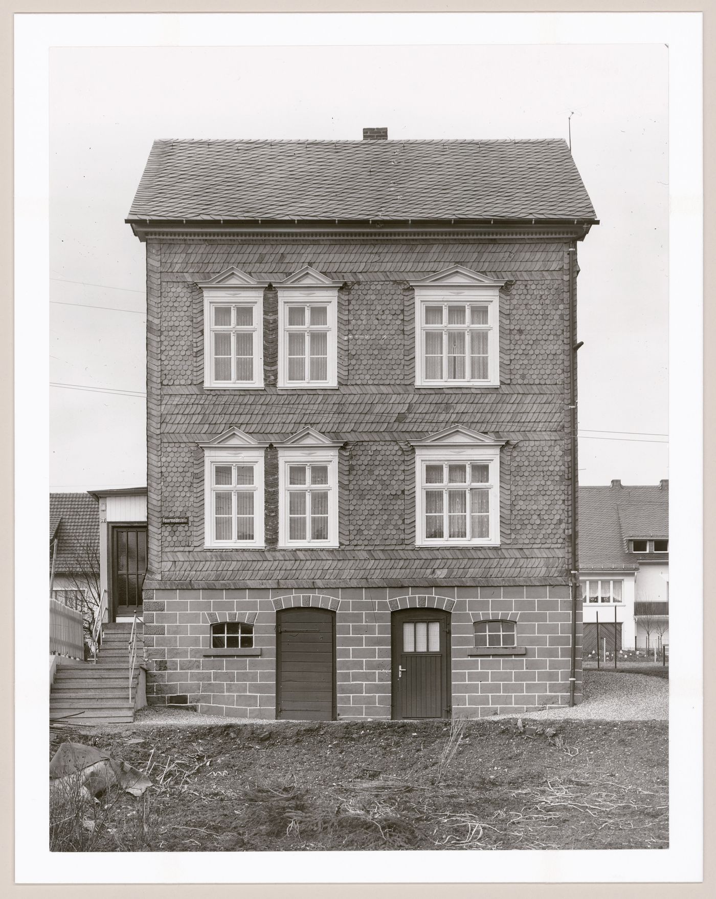 View of the principal façade of the framework house at 25 Wildener Straße, Salchendorf, Germany
