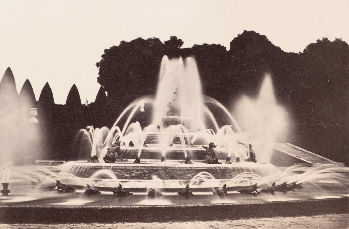 Plate from album ''Buildings, parks and streets of Paris, Versailles and environs, France''