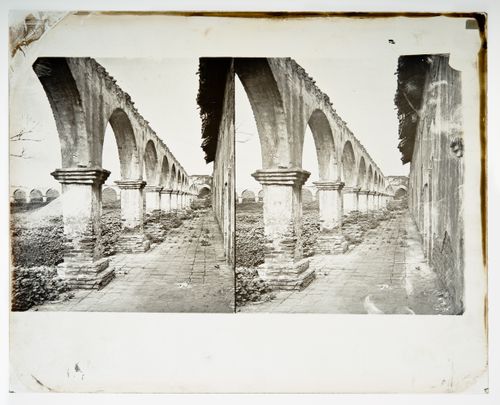 Stereograph of Juan Capistrano Mission, California, United States of America