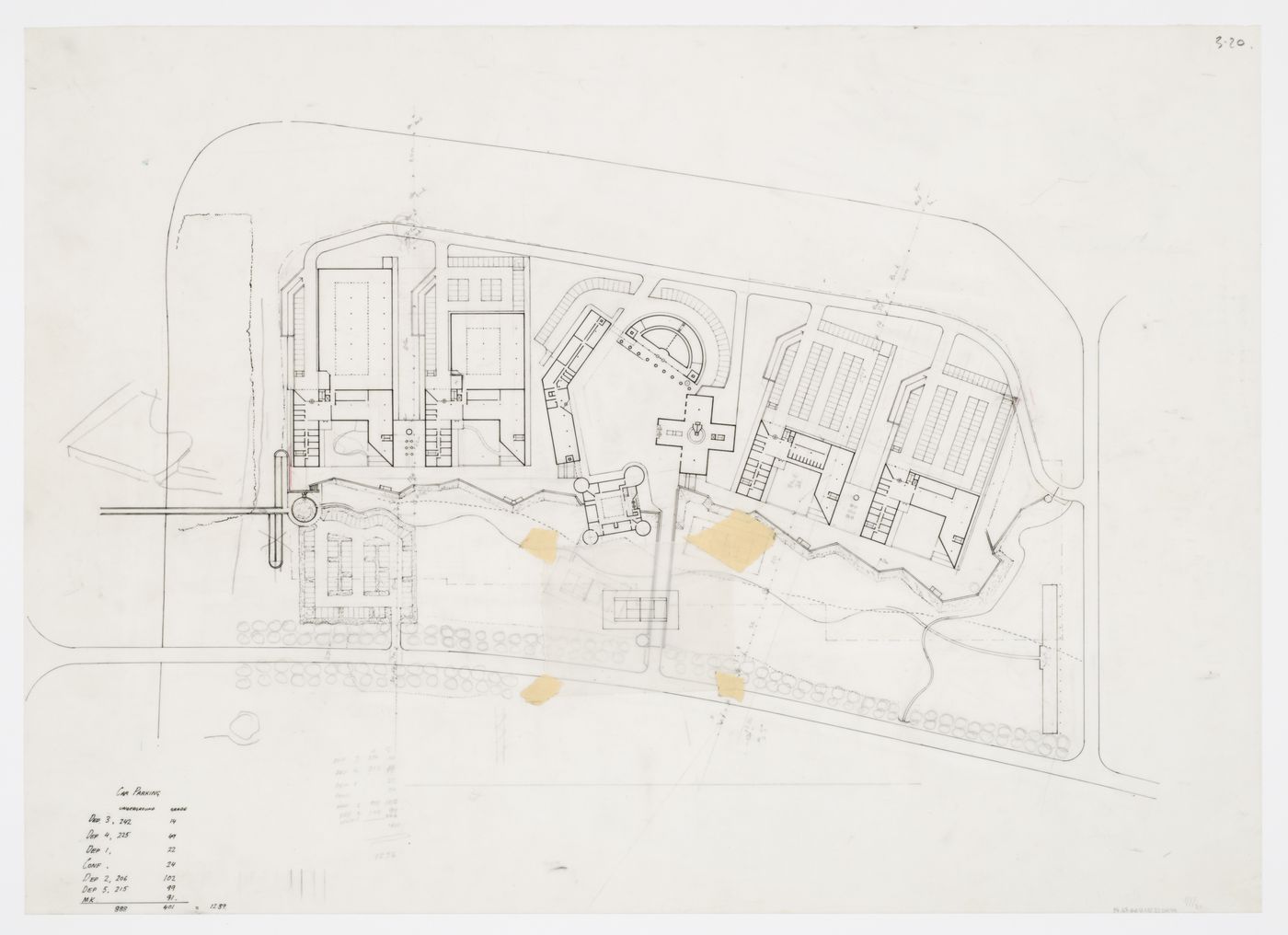 British Telecom National Networks Headquarters, Milton Keynes, England: plan