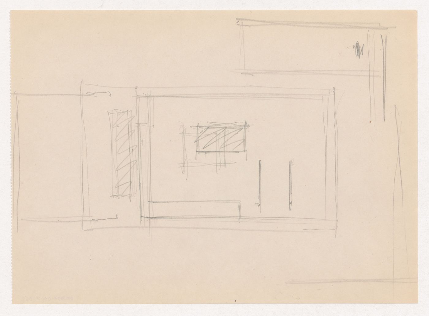 Sketch plan for Museum for a Small City