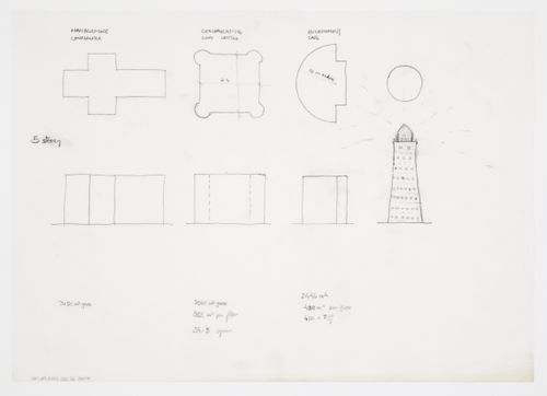 Wissenschaftszentrum, Berlin, Germany: plans and elevations