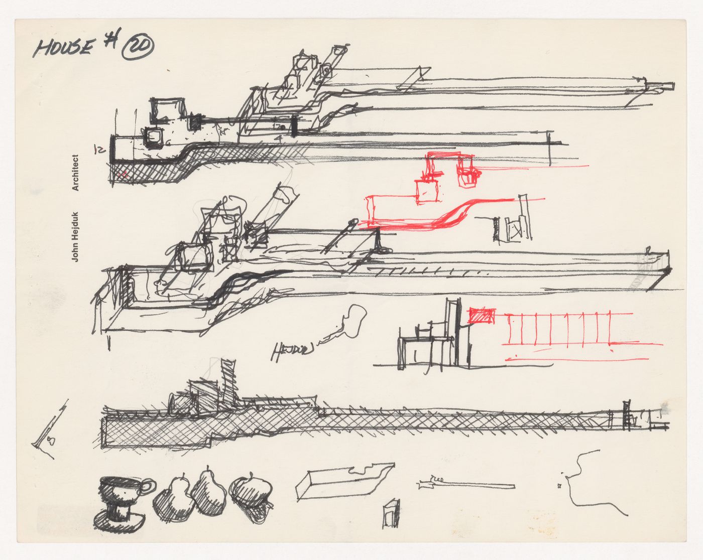 Sketches for Gunn House