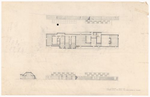 Sections, elevations and floor plans for Case Zazzu, Stintino, Italy