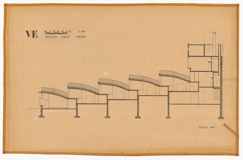 Section for Viviendas en el espacio, Buenos Aires, Argentina