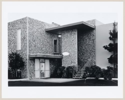 View of the west wall of Pacific Telephone, 2911 South Daimler, Santa Ana, California, United States, from the series “The new Industrial Parks near Irvine, California”