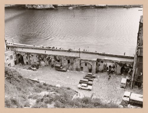 View of site for Largo da Lada, Porto, Portugal