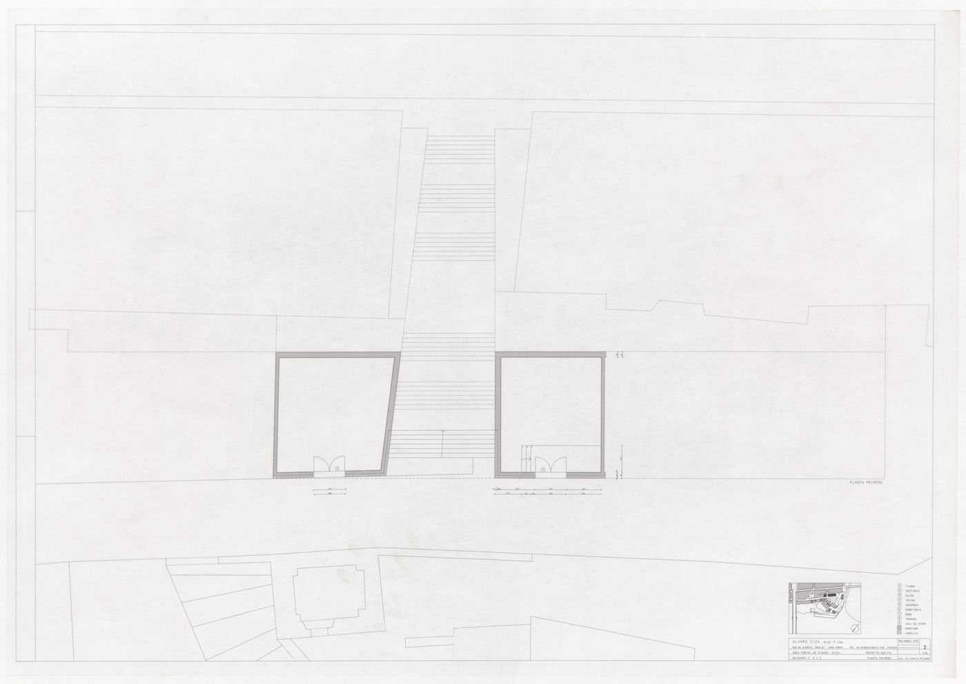 Plan for Reconstrução do Portal de Riquer, Alcoi-Valencia, Spain