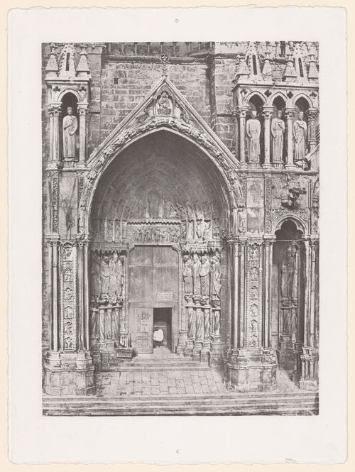 South Transept Porch, Left Portal, Chartres Cathedral, France