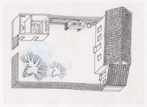 Illustration showing a house improvement for the Sichuan housing project for "Housing a Billion: Village Upgrading: Jianlu, China" publication