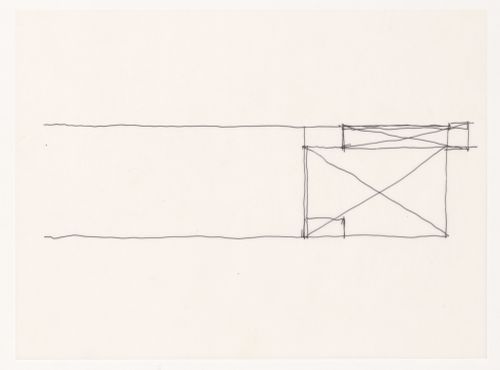 Sketch for House VI, Cornwall, Connecticut