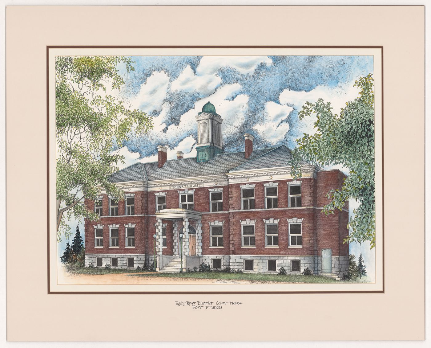 Rainy River District Court House, Fort Frances, from Court Houses in Ontario