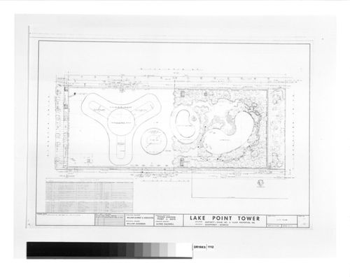 Site plan for the Lake Point Tower, 505 North Lake Shore Drive, Chicago
