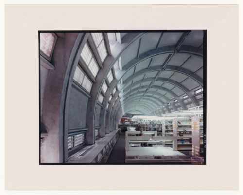 View of the Kitakyushu Central Library, Japan