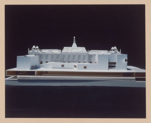 View of model for Renovação e extensão do Museu Stedelijk, Amsterdam, the Netherlands