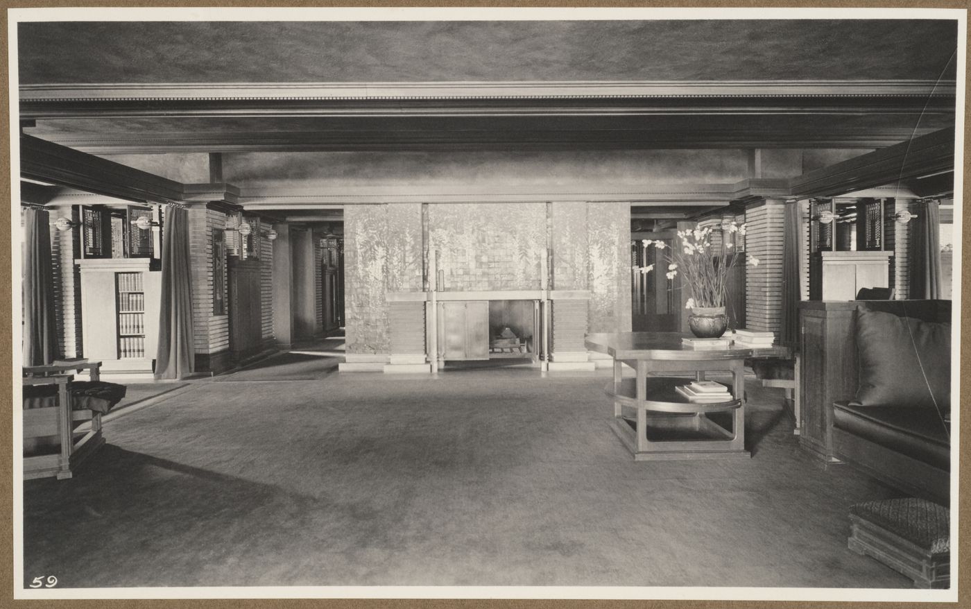 Darwin D. Martin House, living room