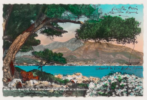 'Cap-Martin vue Panoramique surMenton et la Frontiere'