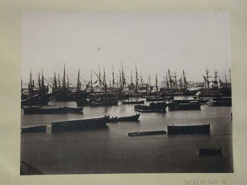 View of east harbour, Alexandria, Egypt