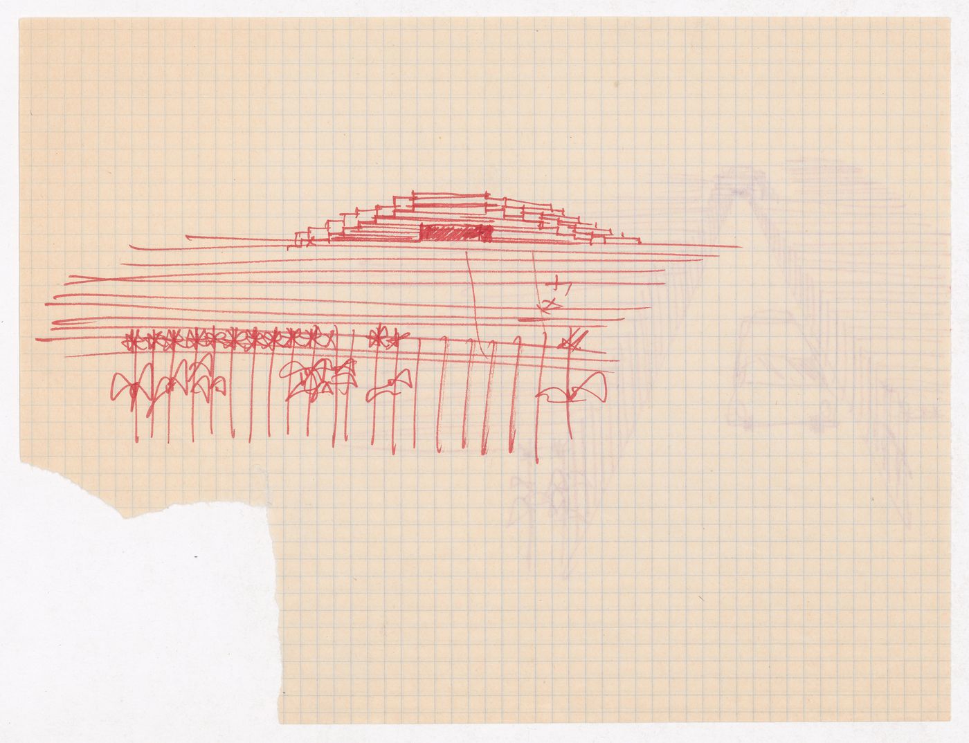 Sketches for House in an Indiana Cornfield