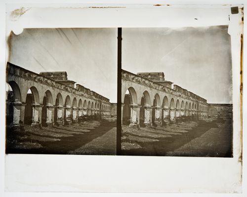 Stereograph of Mission San Luis Rey de Francia, Oceanside, California, United States of America