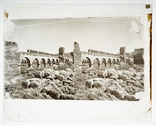 Sterograph of Mission San Luis Rey de Francia, Oceanside, California, United States of America