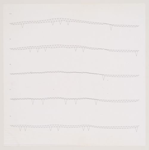 Space frame sections (Y6-Y10), Odawara Municipal Sports Complex, Odawara, Kanagawa, Japan