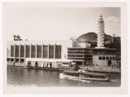 View of the Pavillon du Froid (also known as the Palais du Froid), 1937 Exposition internationale, Paris, France