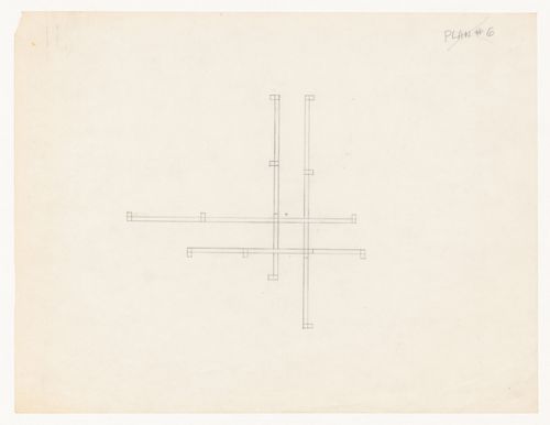 Sketch plan for House VI, Cornwall, Connecticut