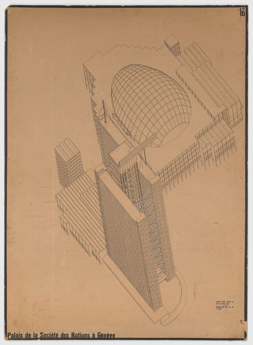 Competition Design for the League of Nations Building in Geneva