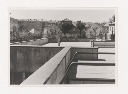 View of roof of Casa Manuel Magalhães, Porto, Portugal