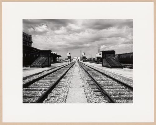 Rail platform, Canadian Pacific Railroad, Winnipeg, Manitoba, from the series The Forms of Canadian Industrial Architecture