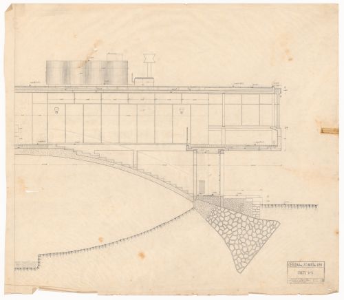 Section for Casa sobre el arroyo, Mar del Plata, Argentina