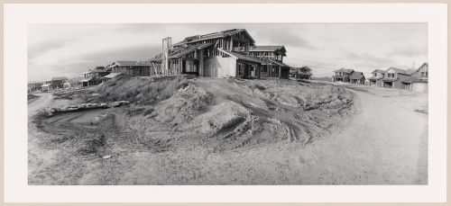 Construction site of prefabricated buildings, California, United States