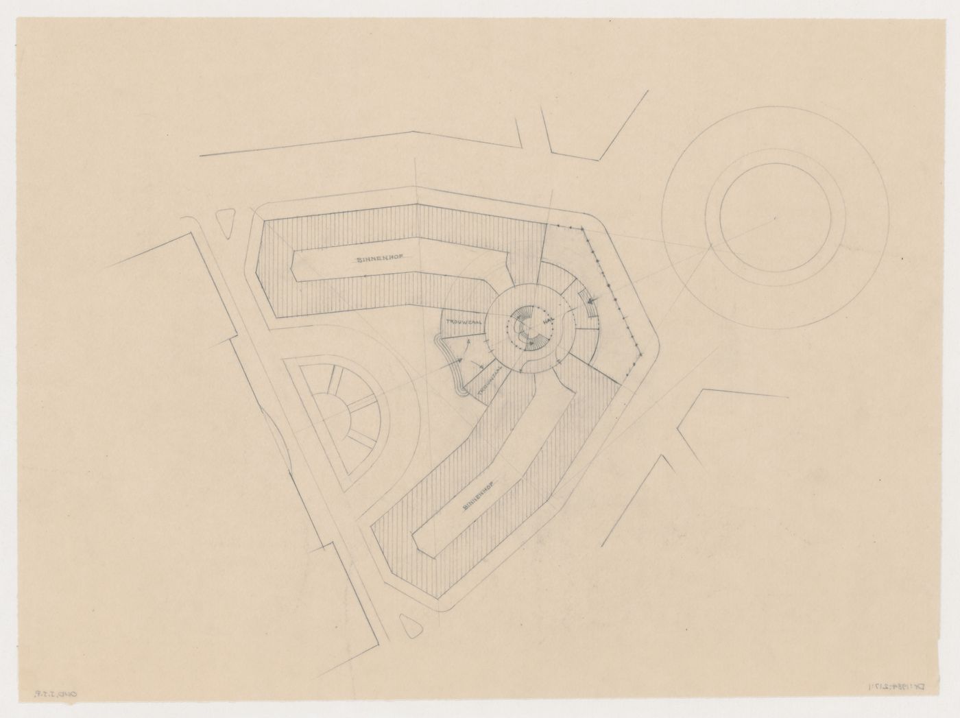 Plan for a city hall and monument plaza for the reconstruction of the Hofplein (city centre), Rotterdam, Netherlands