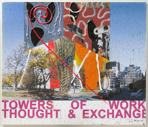 "Towers of Work Thought & Exchange": Conceptual Painting for OCAD, Toronto