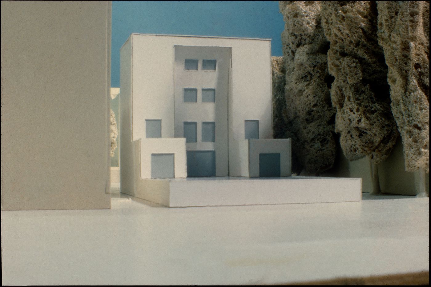 View of model for Senior Club Anziani, Blocke 121, Berlin, Germany