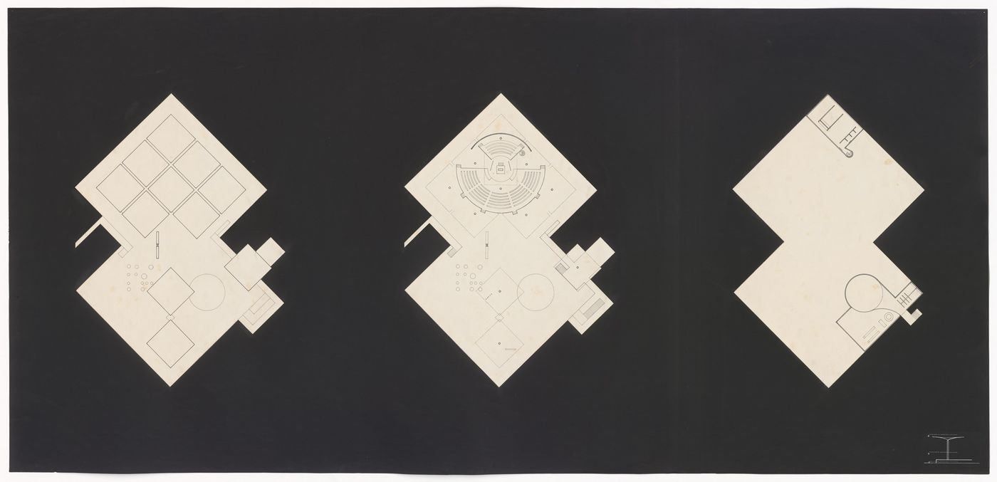 Floor plans for Santuario de Nuestra Señora de Fátima, Pilar, Argentina