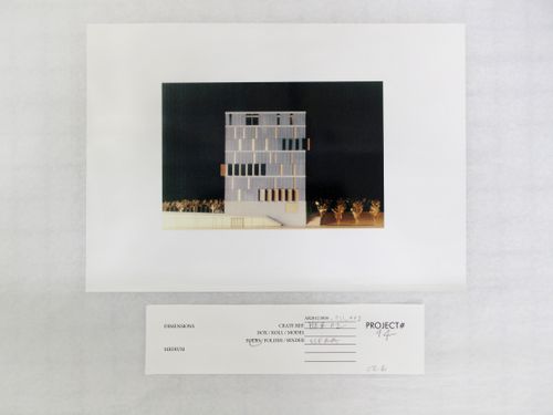 View of the model, Biblioteca de Usera, Madrid, Spain