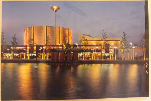 View of the Canadian Pacific-Cominco Pavilion, Expo 67, Montréal, Québec