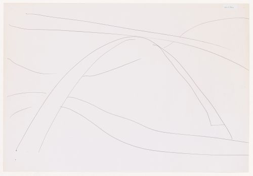 Sketch for Pólo III da Universidade do Porto e Nova ponte sobre o rio Douro [Bridge over the Douro river], Porto, Portugal