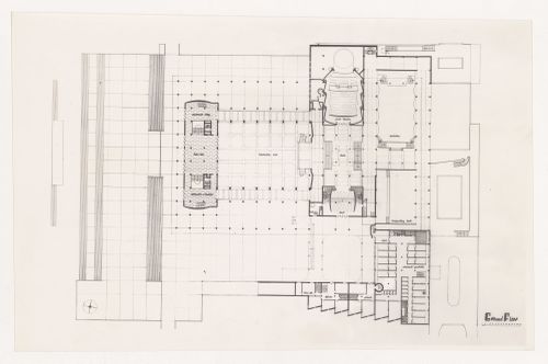 Ground floor plan for Government House, Addis Ababa, Ethiopia