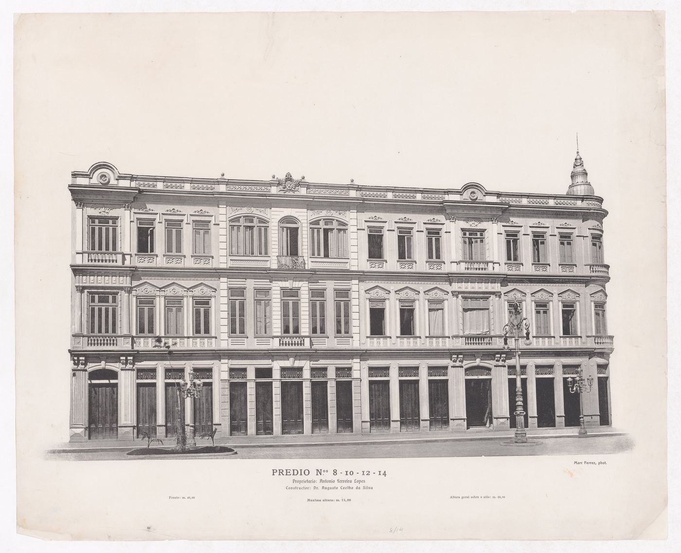 Plate from portfolio ''Avenida Central''