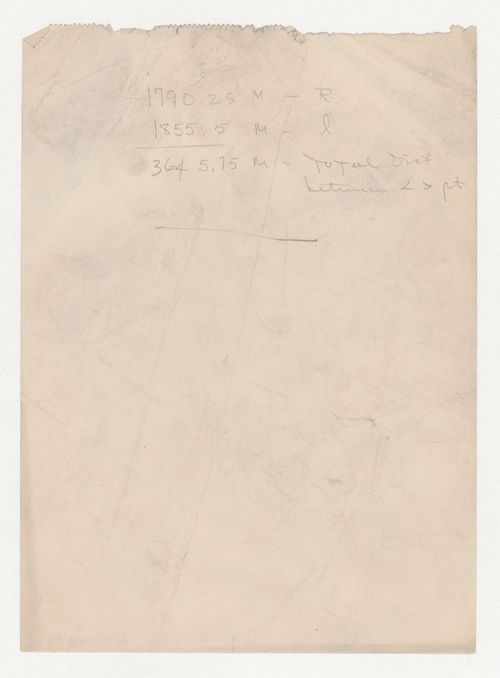 Calculation, probably for Illinois Institute of Technology