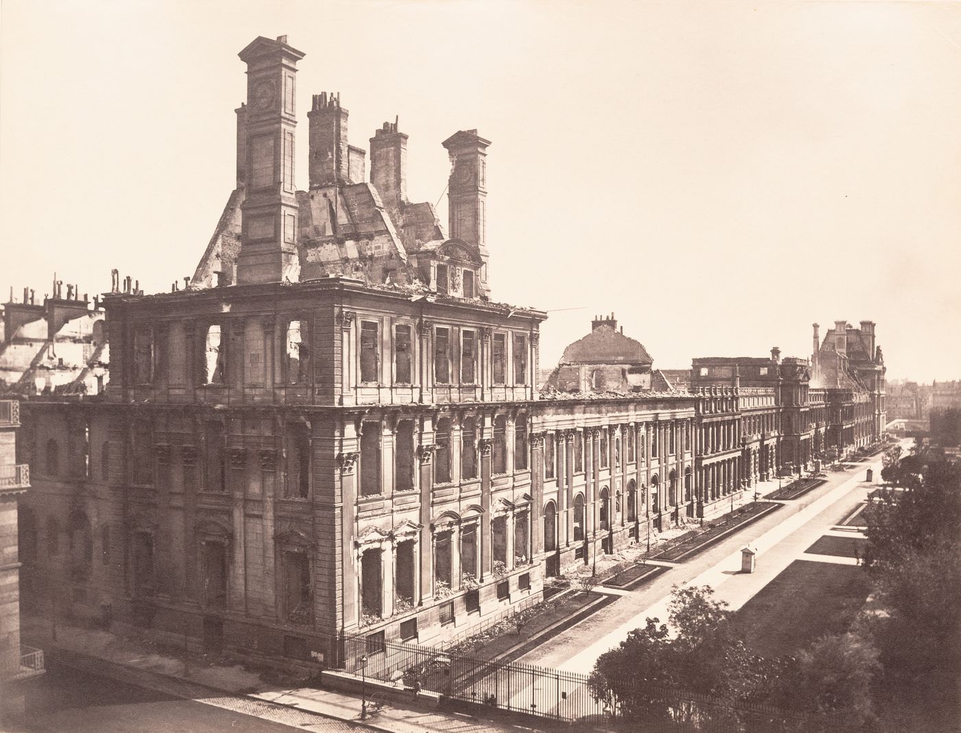 Plate from album ''Buildings, parks and streets of Paris, Versailles and environs, France''