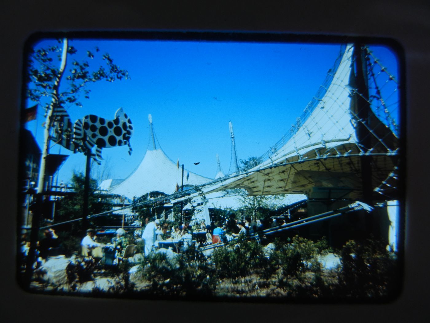 View of the German Pavilion, Expo 67, Montréal, Québec