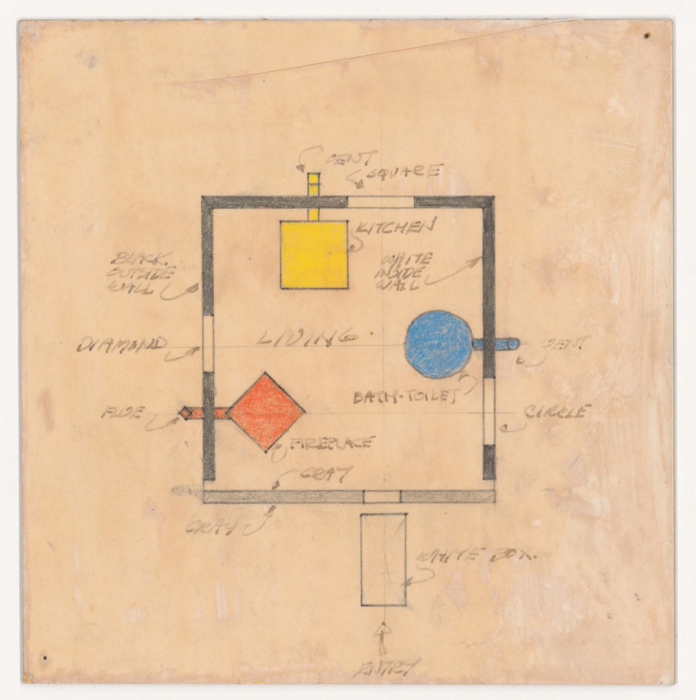 Sketch plan for Element House