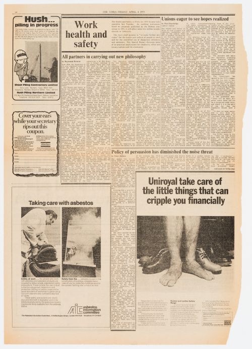 Work health and safety