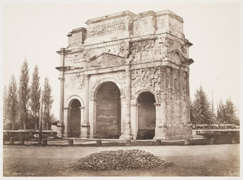 View of south and west façades, Orange, France
