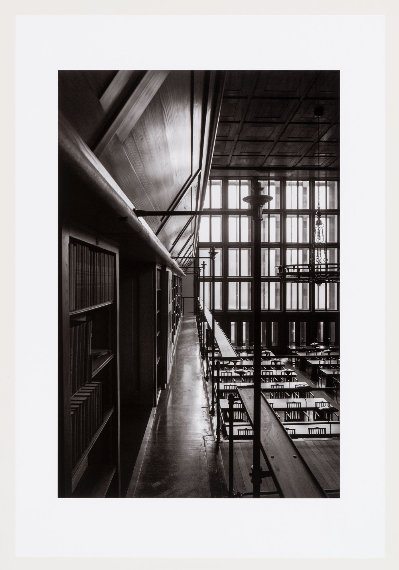 Reading room, National and University Library, Ljubljana, Slovenia