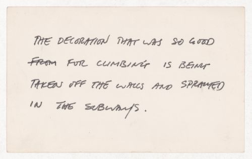 The decoration that was so good...